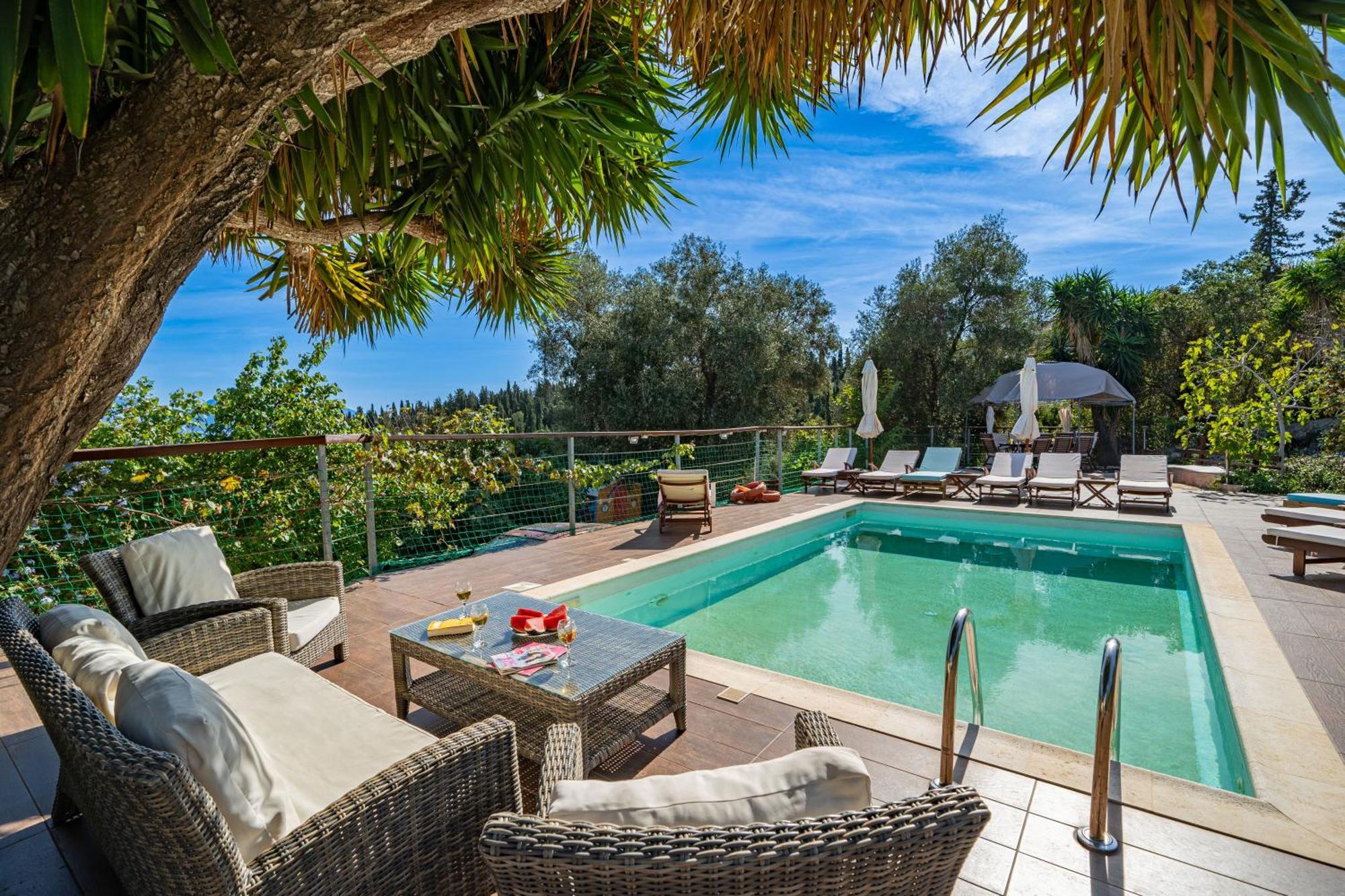 Luxury Stone Villa Fiskardo Luaran gambar