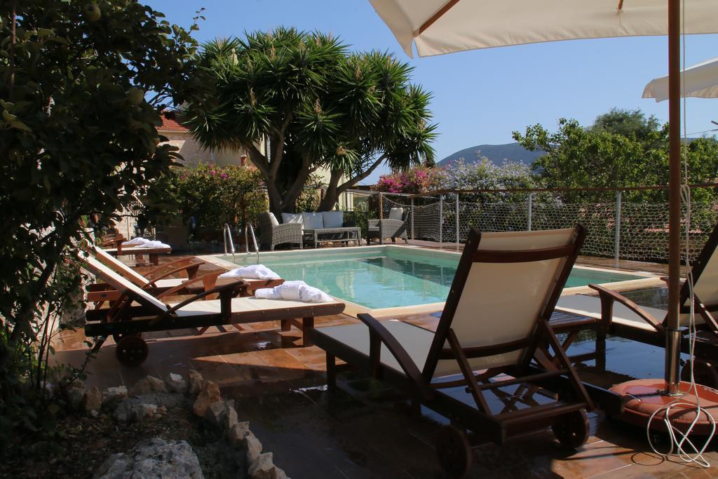 Luxury Stone Villa Fiskardo Luaran gambar